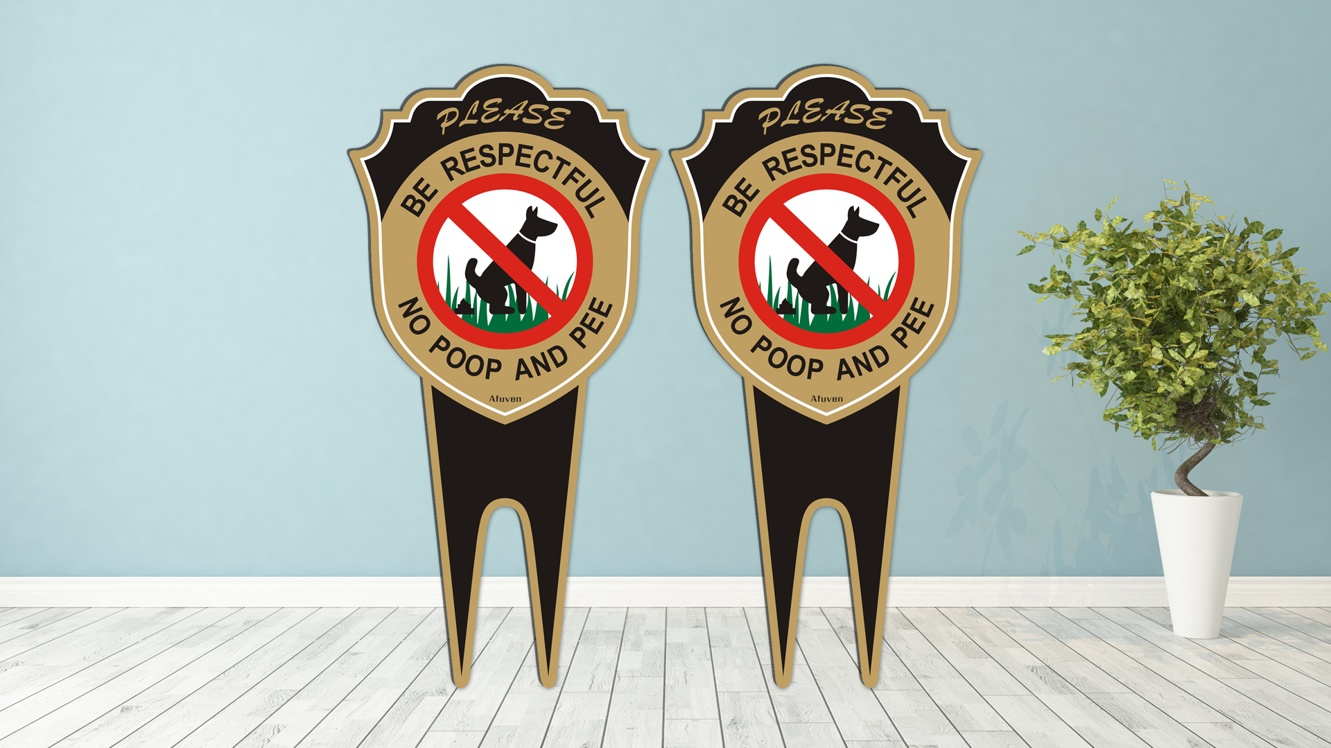 No Peeing No Pooping Dog Sig on Amazon Live