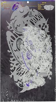 Artool Freehand Airbrush Templates, 3 Evils Template Set