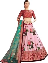 Women's Bridal Wedding Banglori Silk Dulhan Lehenga Choli With Dupatta