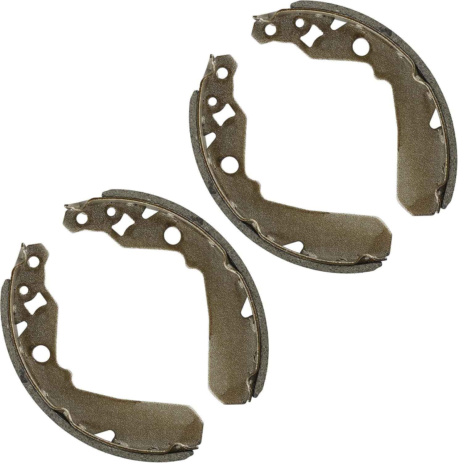 Caltric 2 Front Brake Shoes Compatible with Kawasaki Mule 610 KAF400 4x4 1993 2005 2006 2007-2016 41047-0001