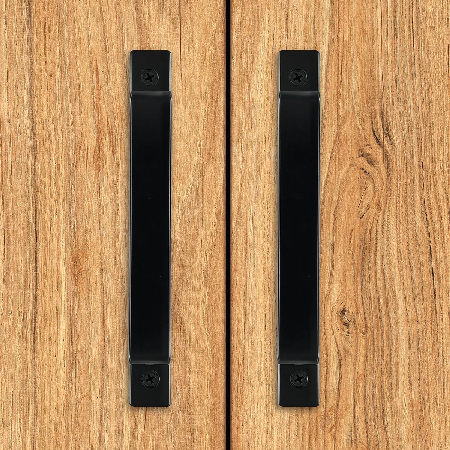 Nuvo Iron Gate Handle Rustic Barn Door Pull, 10-Inches