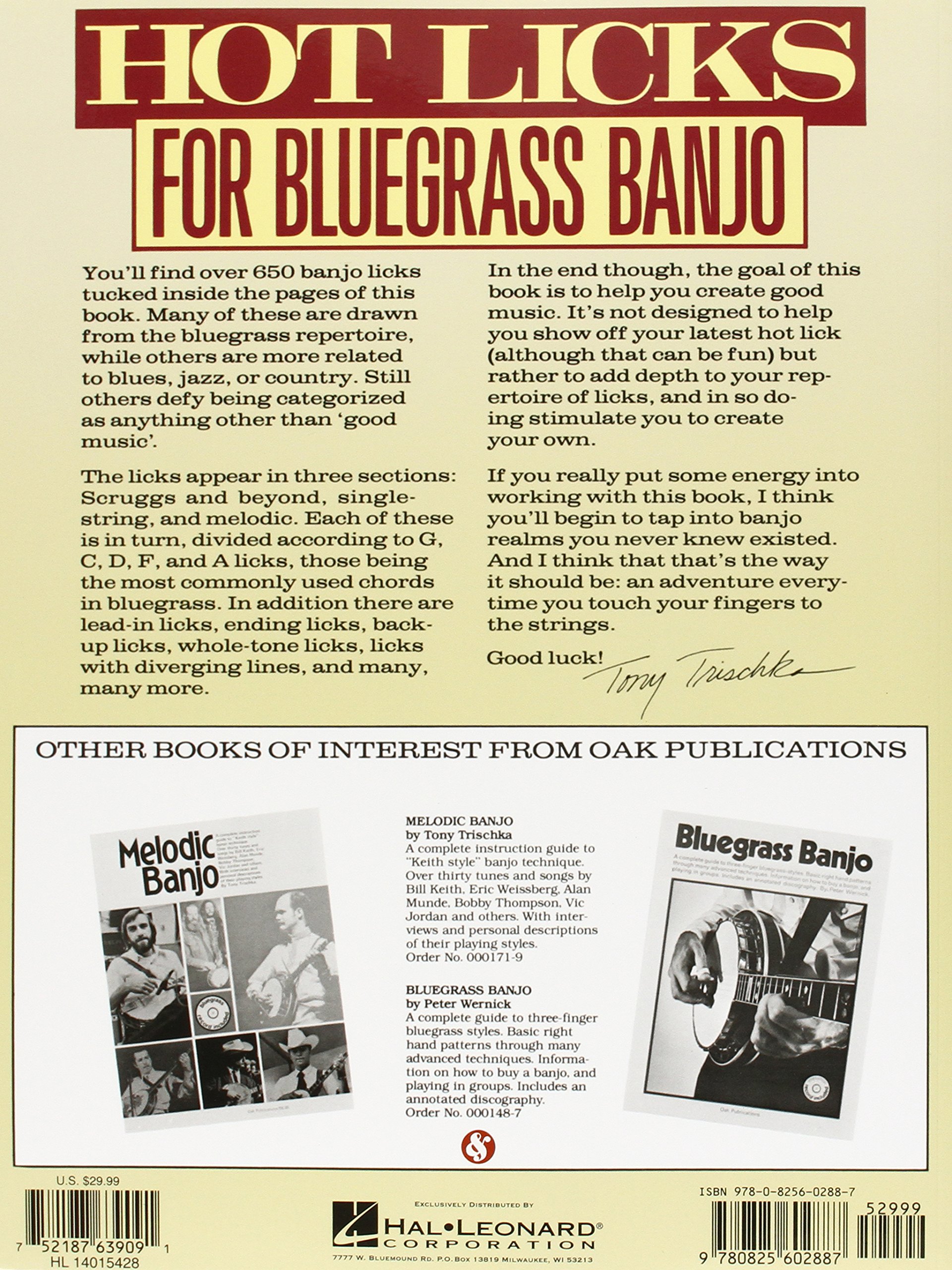 Hot Licks For Bluegrass Banjo