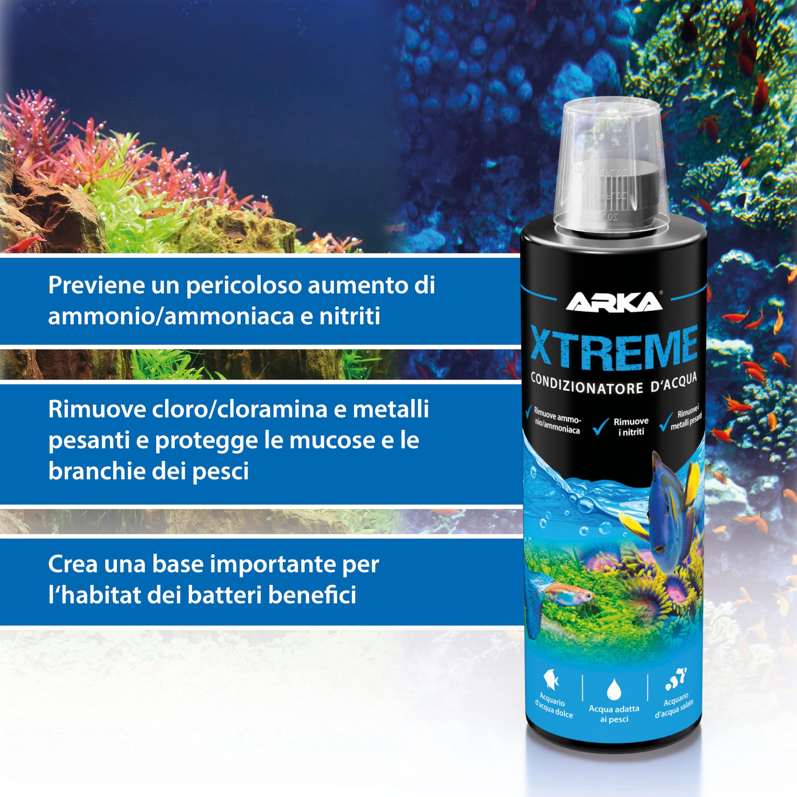 Condizionatore acqua acquario 118 ml – MICROBE-LIFT Xtreme – rimuove cloro, ammoniaca e nitriti – neutralizza metalli pesanti – ideale per cambi d’acqua, nuovi allestimenti – sicuro e concentrato