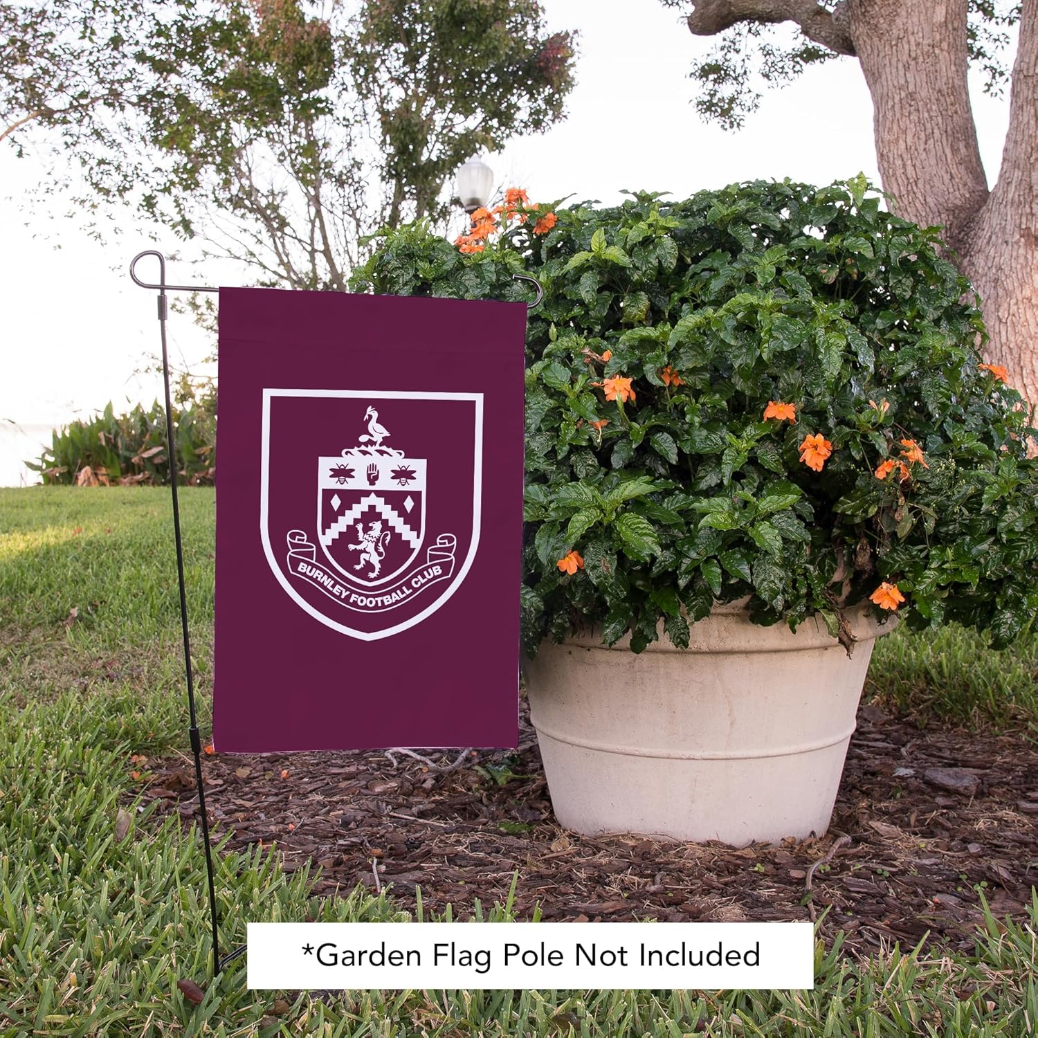 Desert Cactus Burnley FC Garden Flag – 19 x 12 inch Football Soccer Clarets FC Banner, For Outdoor Display and Events (Garden Flag B) - Image 6