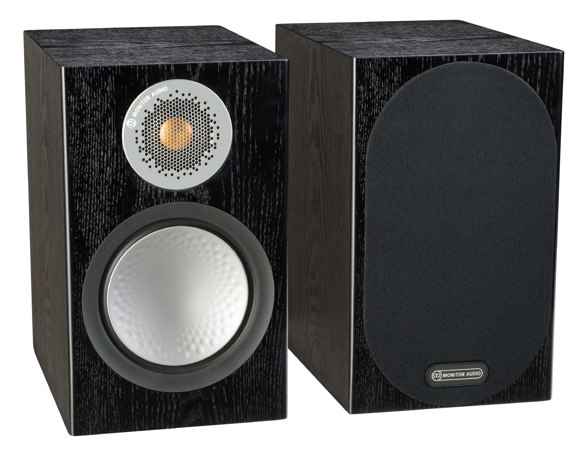 MONITOR AUDIO SILVER 50 スピーカー ペア ブラックオーク Amazon | Monitor Audio シルバー50本棚スピーカー ブラックオーク