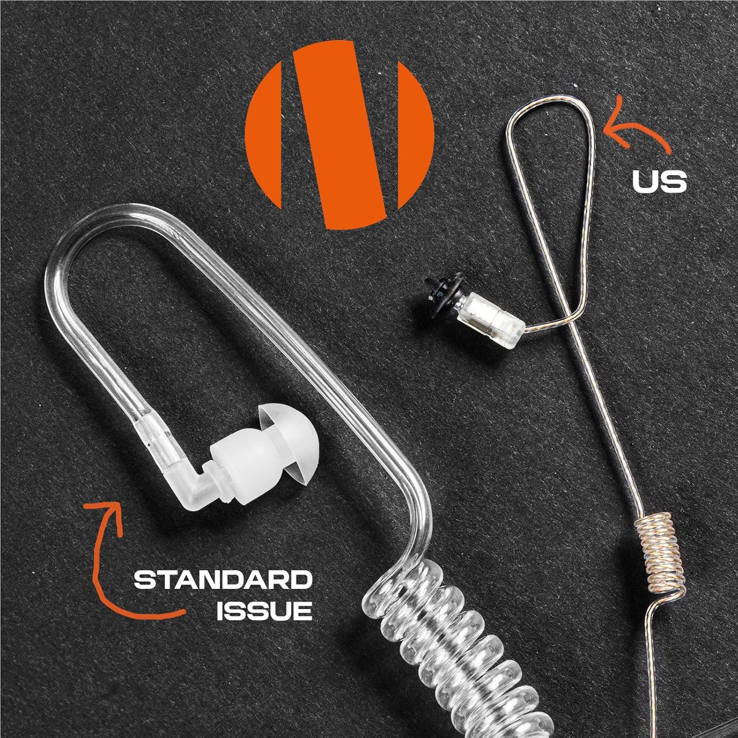 N-ear 360 Flexo Single Ear Earpiece (3.5mm Connector, 22")