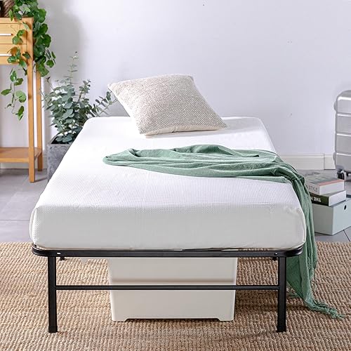 Miniatura 3 de Zinus SmartBase Essential - Base de colchón con listones de bambú, base de cama de plataforma de metal, soporte de listones de bambú sostenible, no
