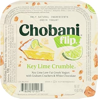Chobani Flip Low-fat Greek Yogurt, Key Lime Crumble 4.5oz