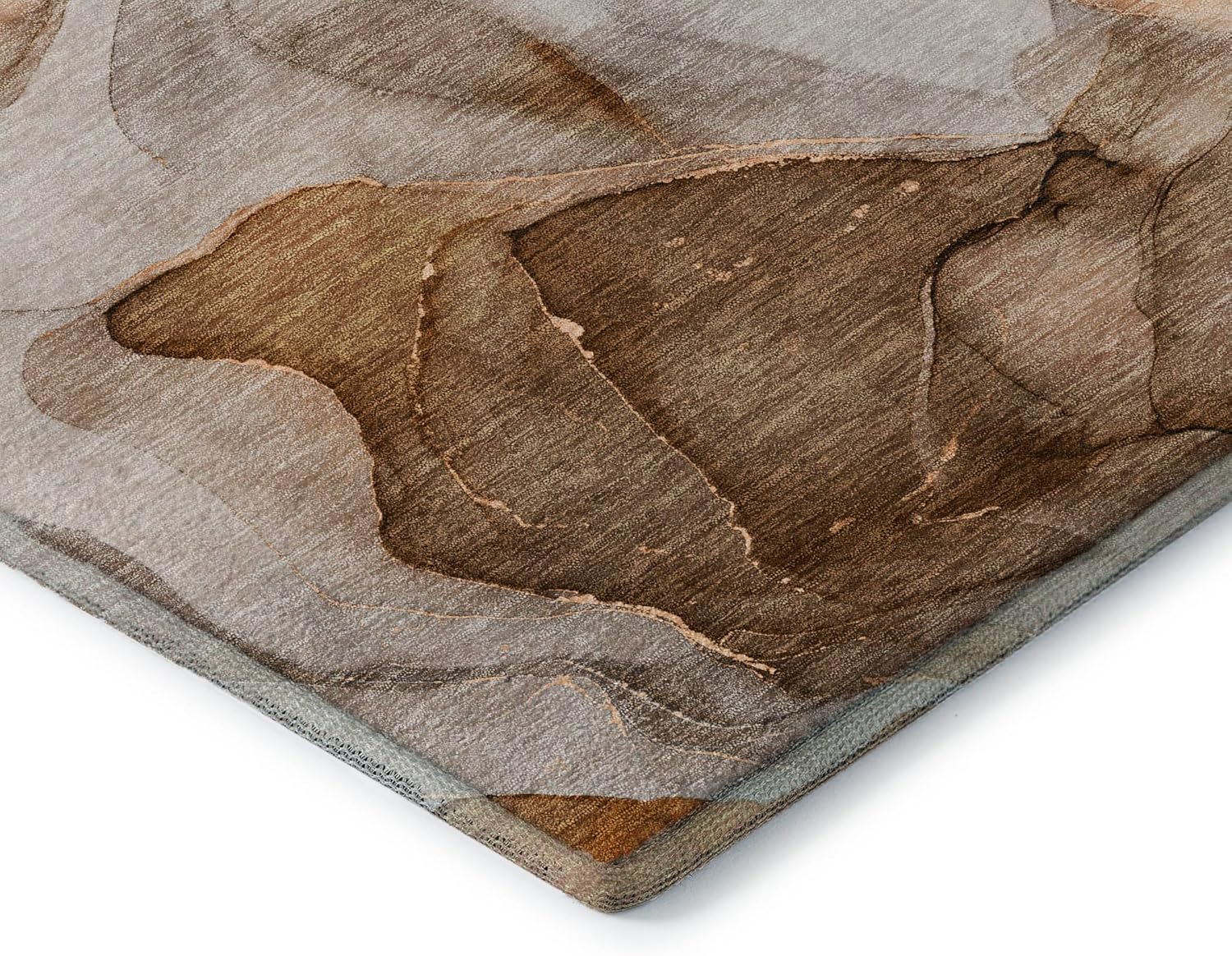 Addison Rugs Mayfield AMF504 Orange 5' x 7'6" Indoor Premium Machine Washable Rug, Silky Soft, Easy Clean, Non Shedding, Bedroom, Living Room, Dining Room, Kitchen, Patio Rug