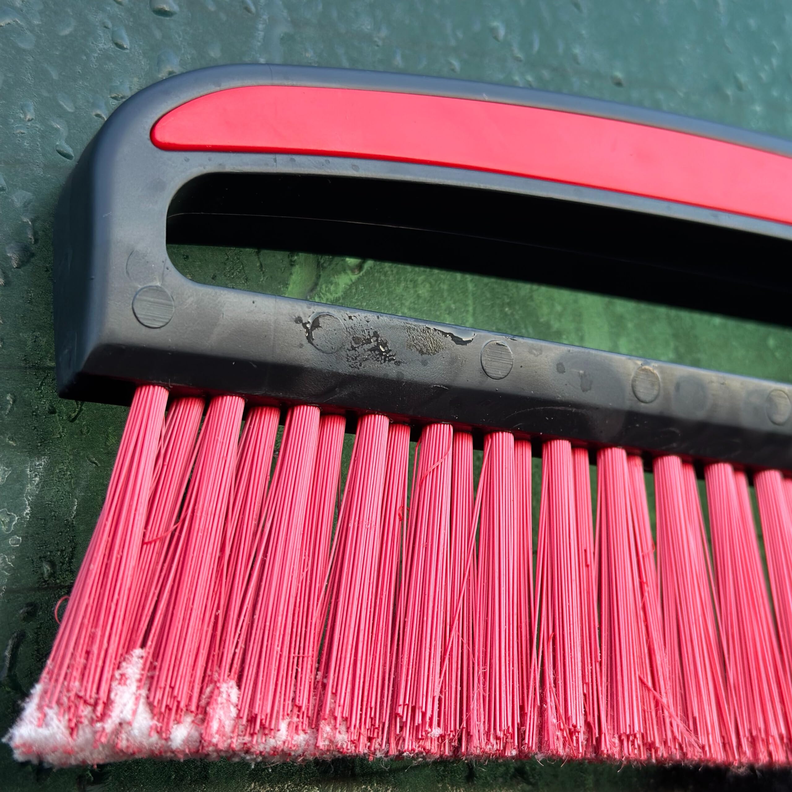 HEYNER® Samochodowa skrobaczka do lodu z trzepaczką Skrobaczka do lodu i miotełka z ergonomicznym, miękkim uchwytem