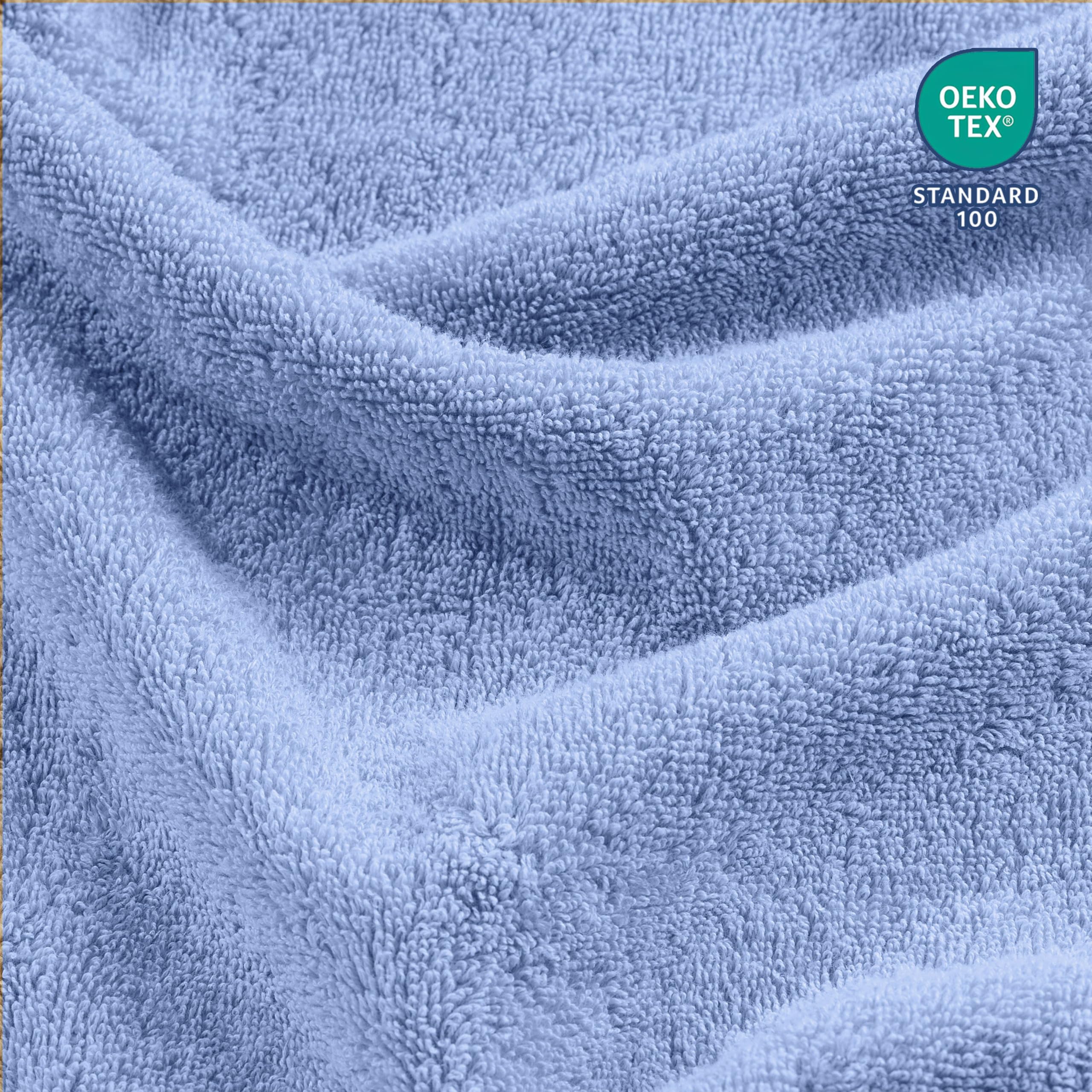altego Asciugamano da bagno Grande 100x200 cm - Telo doccia in 100% cotone premium - Asciugamano Grande doccia 100x200 - Telo spugna morbido assorbente - Telo sauna spa mare (Blu)