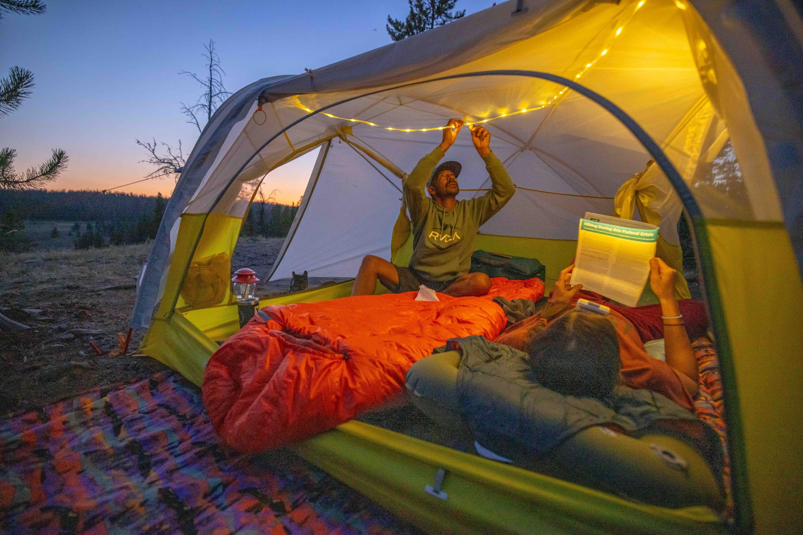 Big Agnes mtnGLO LED Tent & Camping Lights, Zirkel Alpenglow
