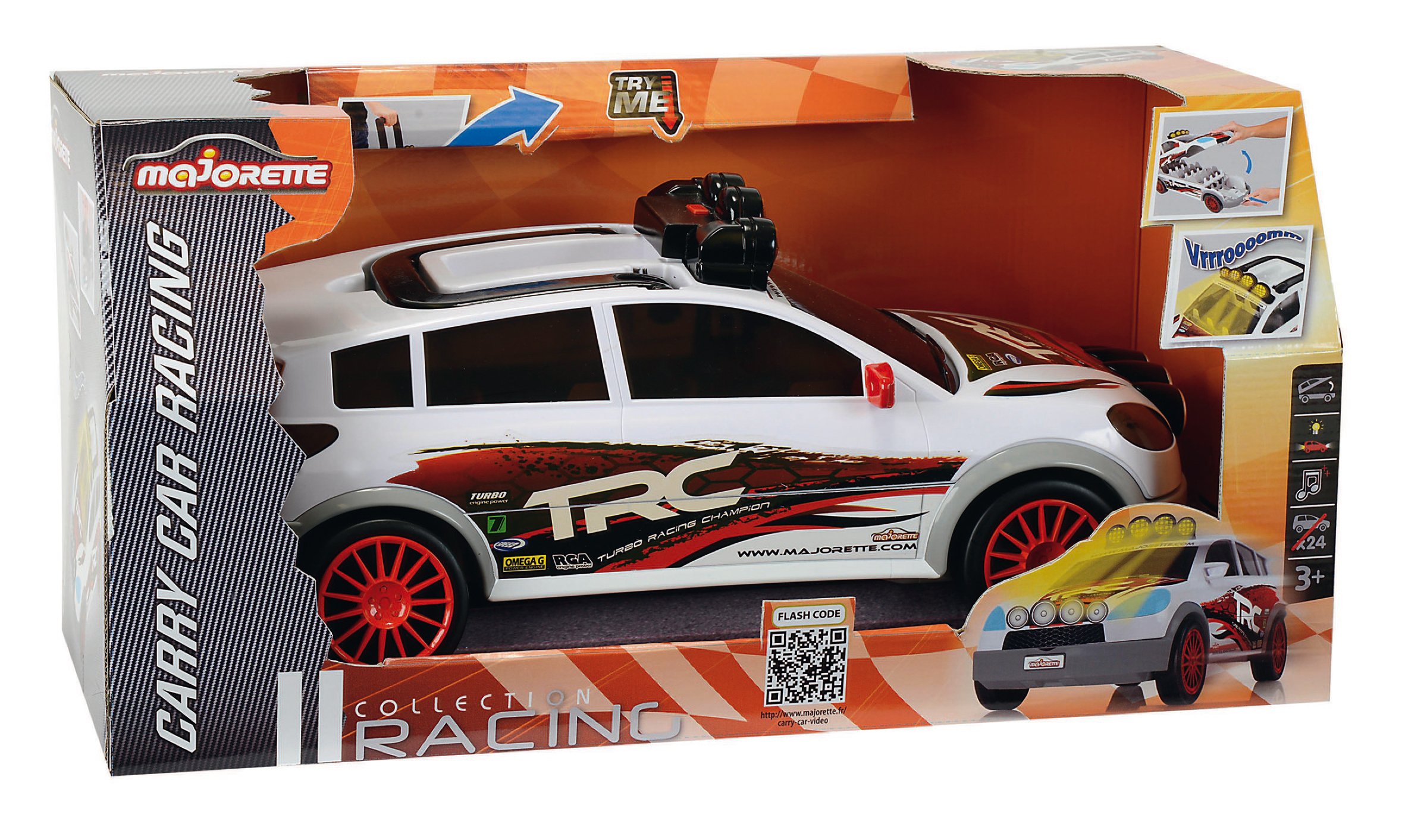 Simba 212088200 - Mojorette Racing Big Car Luci Suoni Porta-Modellini