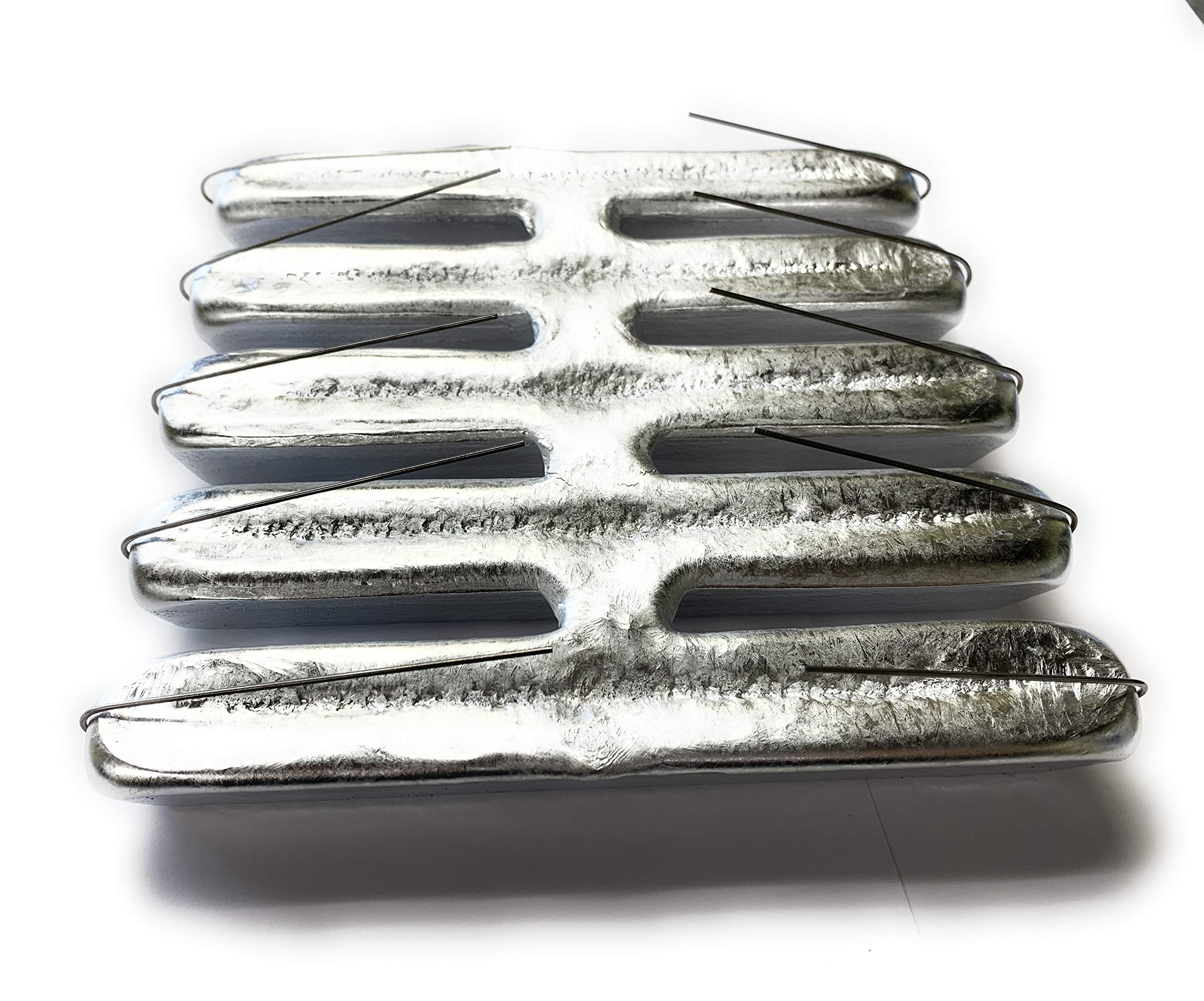 RotoMetals 1.5 Pound Crab Pot Zinc Anode Bundle of 5 Made in USA