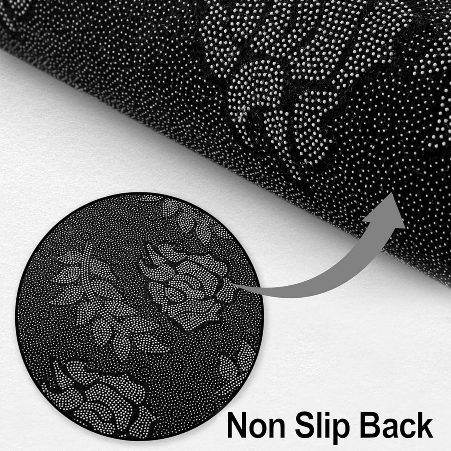 Music Hallway Runner Rug，3.3x10ft Retro Black and White Piano Runner Rug Note Music Instrument Theme Black Indoor Non-Slip Rug, Office Playroom Floor Mat for Music Lovers Home Interior Decoration