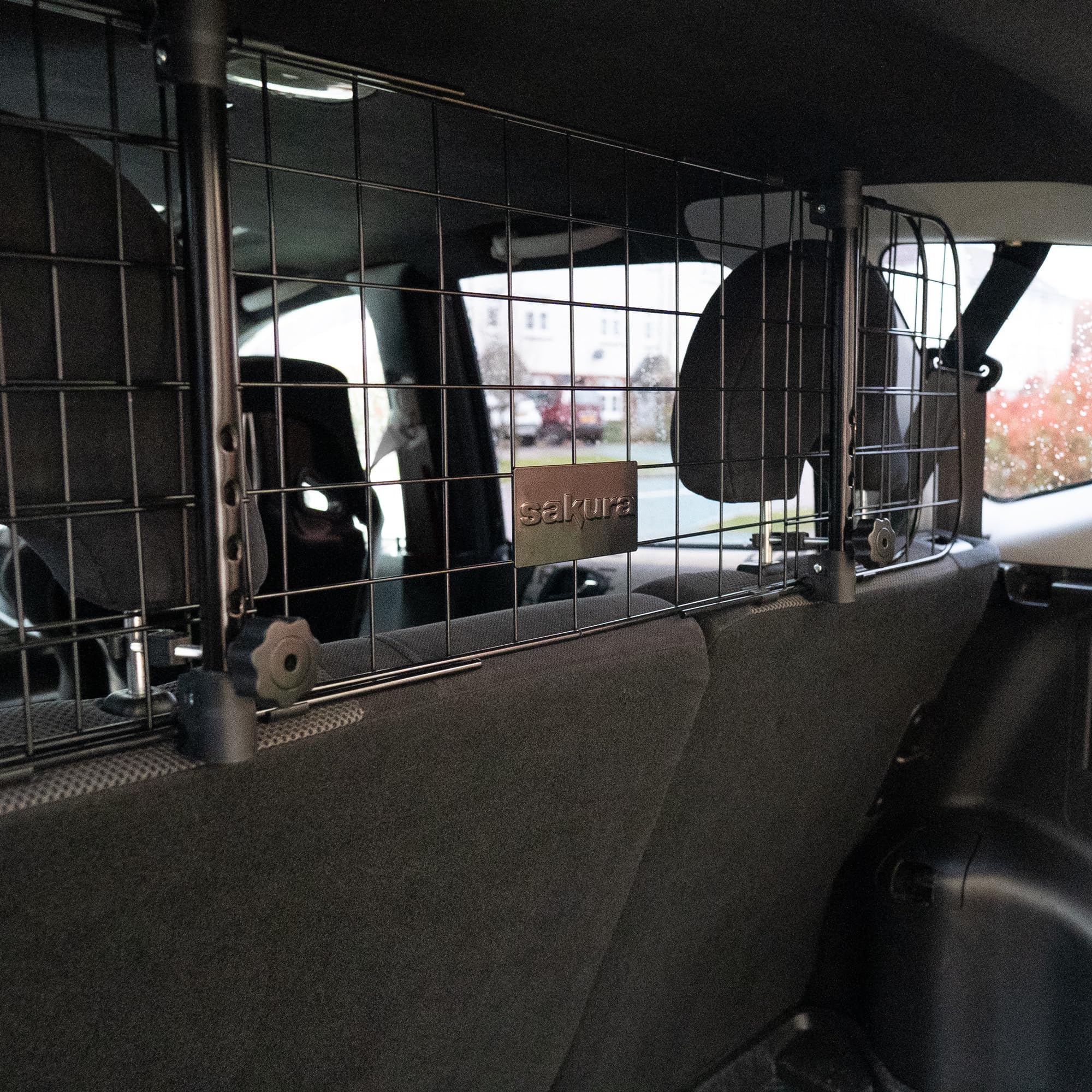 Griglia Cani Per Benz S class 2010-2013, Divisorio Auto Metallo Robusto. | Divisorio Auto per Cani Poggiatesta, Griglia Divisoria Regolabile, Barriera Metallo senza Forare, Protezione Bagagliaio