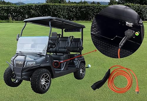 Miniatura 6 de Conjunto de cable de alimentación de carga para carros de golf Evolution, reemplaza al OEM # 2.04.0620