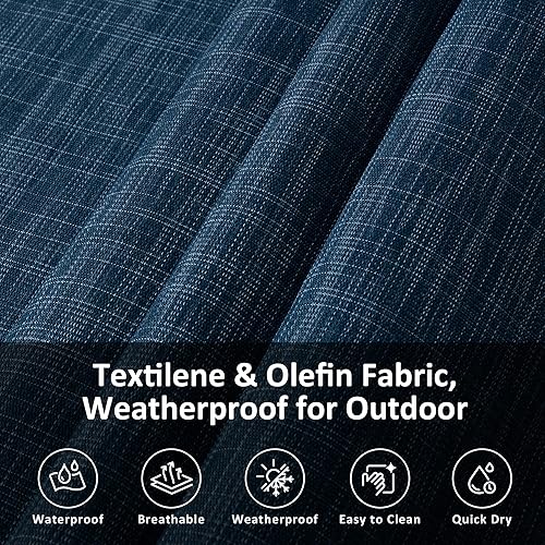 Miniatura 4 de SUNCREAT Hammocks Hamaca de árbol para dos personas, hamaca curvada resistente para piscina, jardín, patio trasero, patio, capacidad de 450 libras,