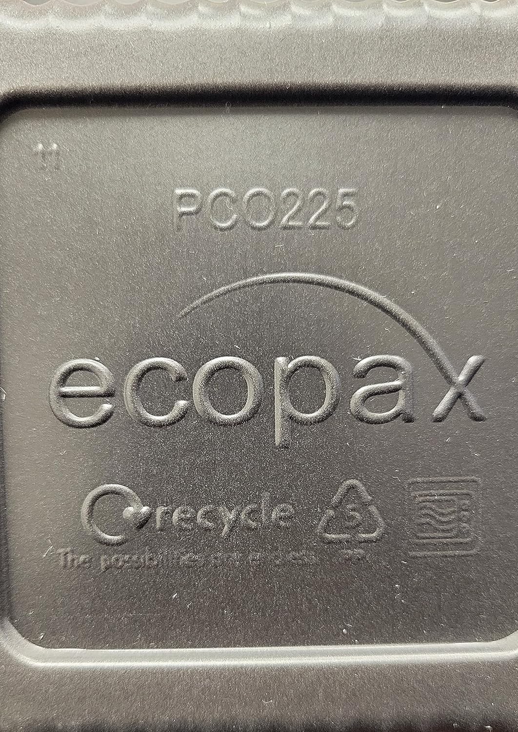 [80 Sets] PP Pebble Box Serving Tray with Lid, Food Container (6x6" 1 Compartment)