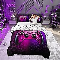 Vista 42 de Funda de edredón Happy Camping, juego de ropa de cama con temática de cámper para niños, funda de edredón de estilo rústico para decoración