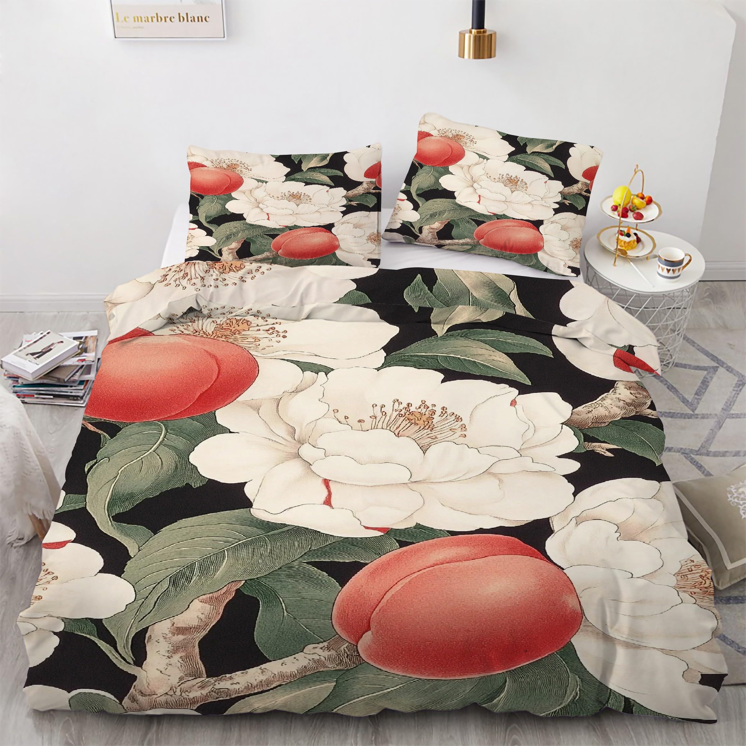 Ensemble de literie 3 pièces haut de gamme en microfibre douce housse de couette 240 x 260