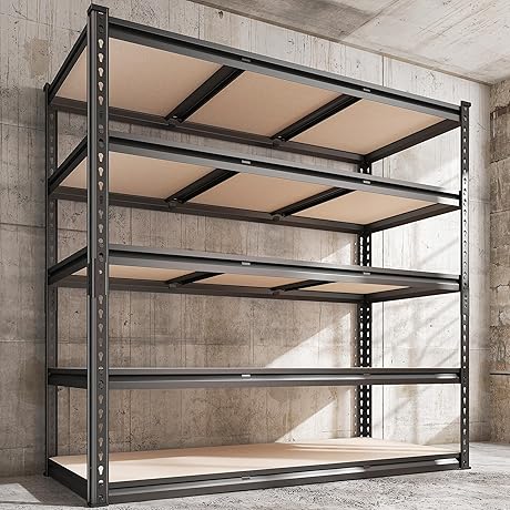 REIBII 48" W Garage Shelving. Best Pick for Garage Organization