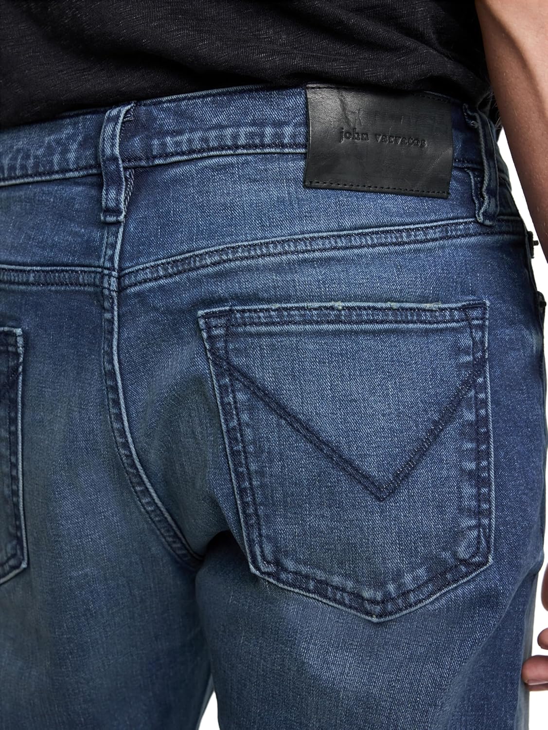 John Varvatos Men's J701 Regular Fit Denim, Vance Indigo - Image 4