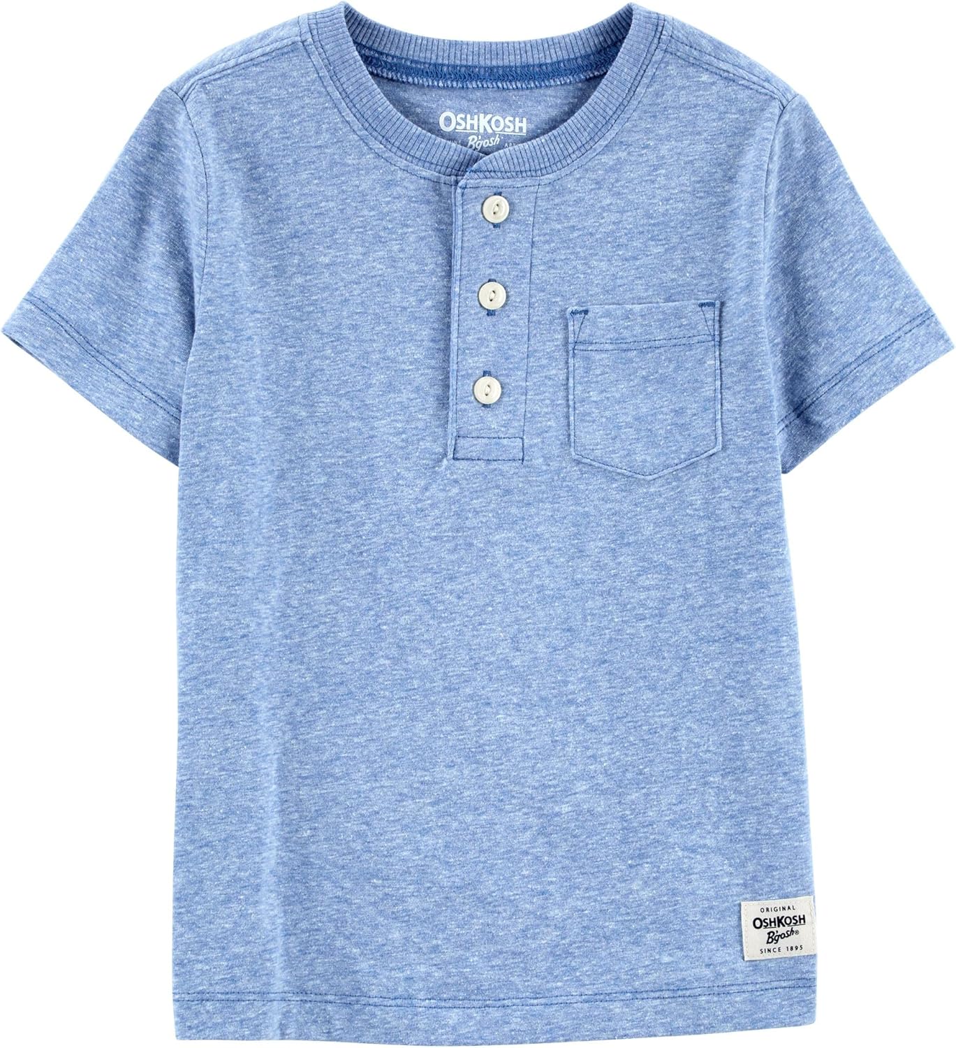 OSHKOSH B'GOSH Boy's Short Sleeve Henley