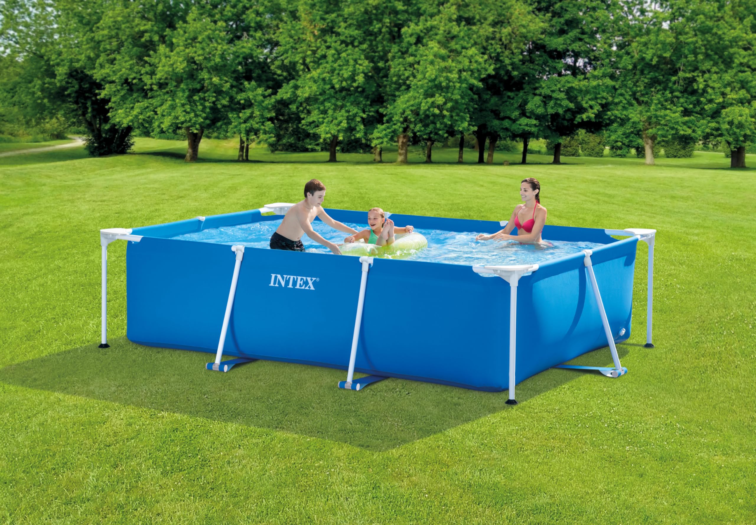 Intex 28272EH piscine hors sol rectangulaire 2,99 m x 2 m x 75 cm, Bleu