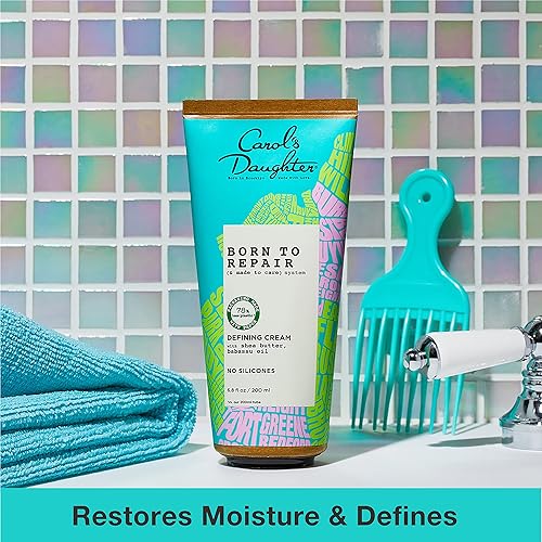 Miniatura 2 de Carol's Daughter Born To Repair - Crema para el cabello sin enjuague, hidratante, definición de rizos y antiencrespamiento, cuidado del cabello para