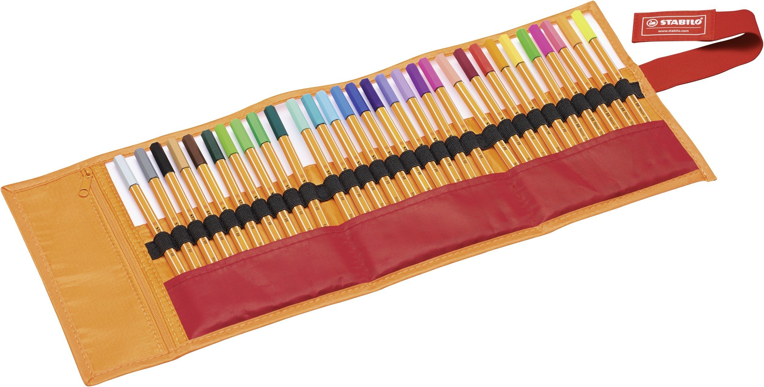 STABILO - Stifte-Set - Premium-Filzstift - Pen 68 - 30er Pack & Fineliner - point 88 - 30er Rollerset
