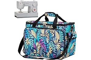 HOMEST Sewing Machine Carrying Case with Multiple Storage Pockets