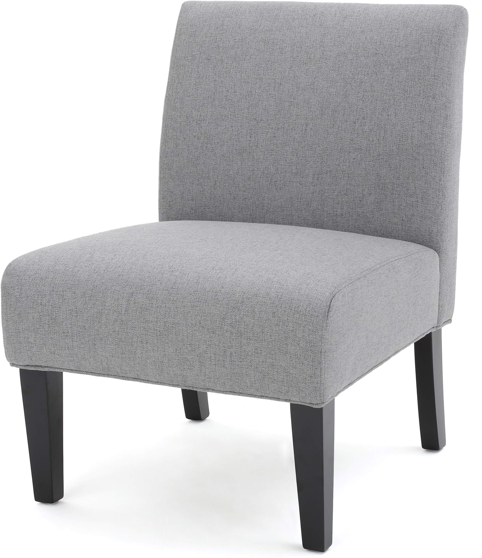 Christopher Knight Home Kassi Fabric Accent Chair, Grey