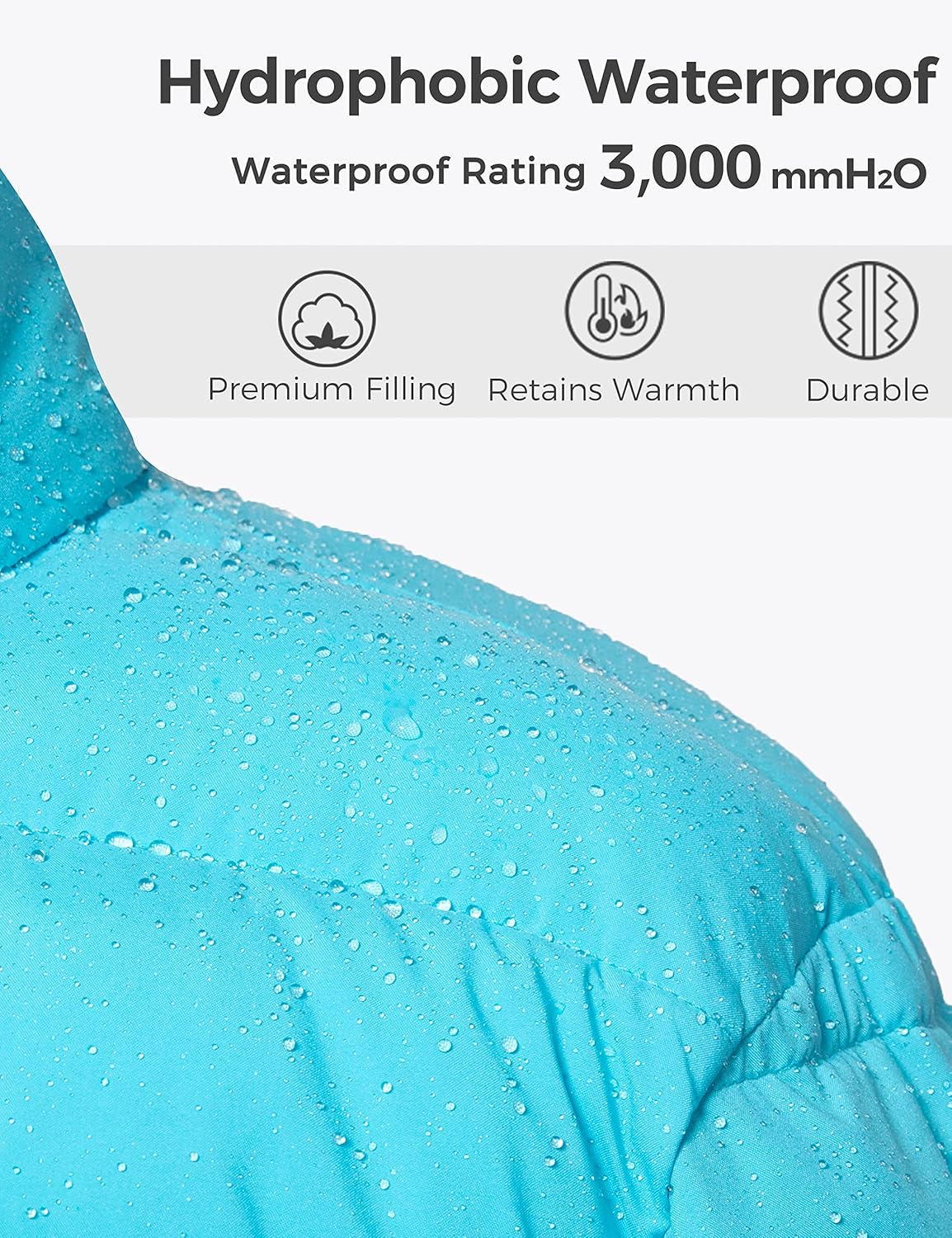 wantdo Women's Plus Size Lightweight Jackets Full-Zip Quilted Warm Jacket with Hood - Image 5