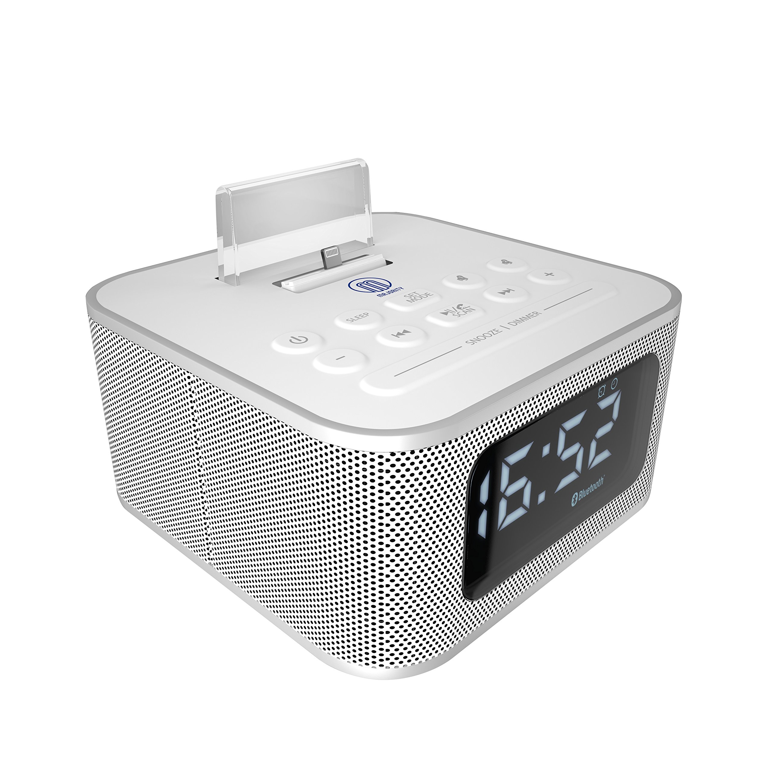 Buy MAJORITY Neptune Speaker 20W Docking Station Bluetooth Alarm Clock FM Radio Lightning Dock