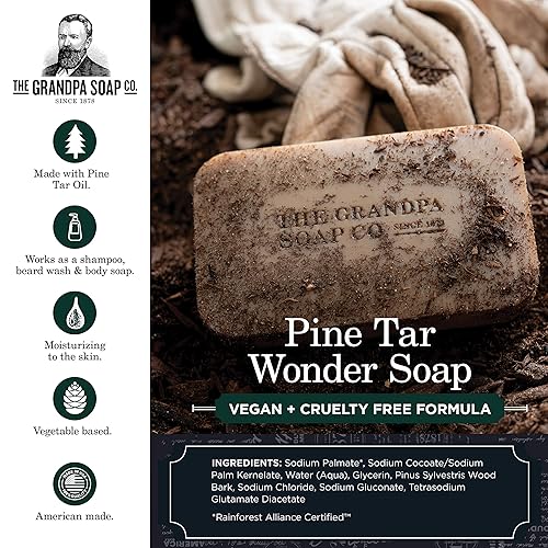 Miniatura 2 de Pastilla de jabón Grandpa's 4.25 onzas (paquete de 4), paquete de de 3