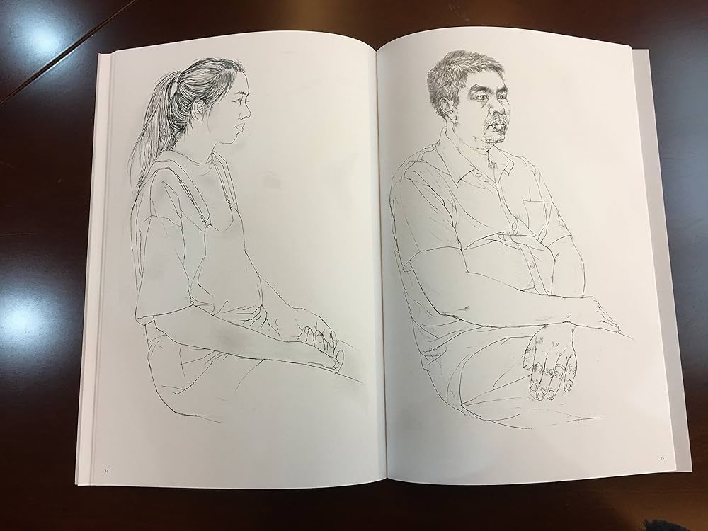 素描画2点 Amazon.com: 素描石膏像素描头像线性速写/中国美术学院附中学生