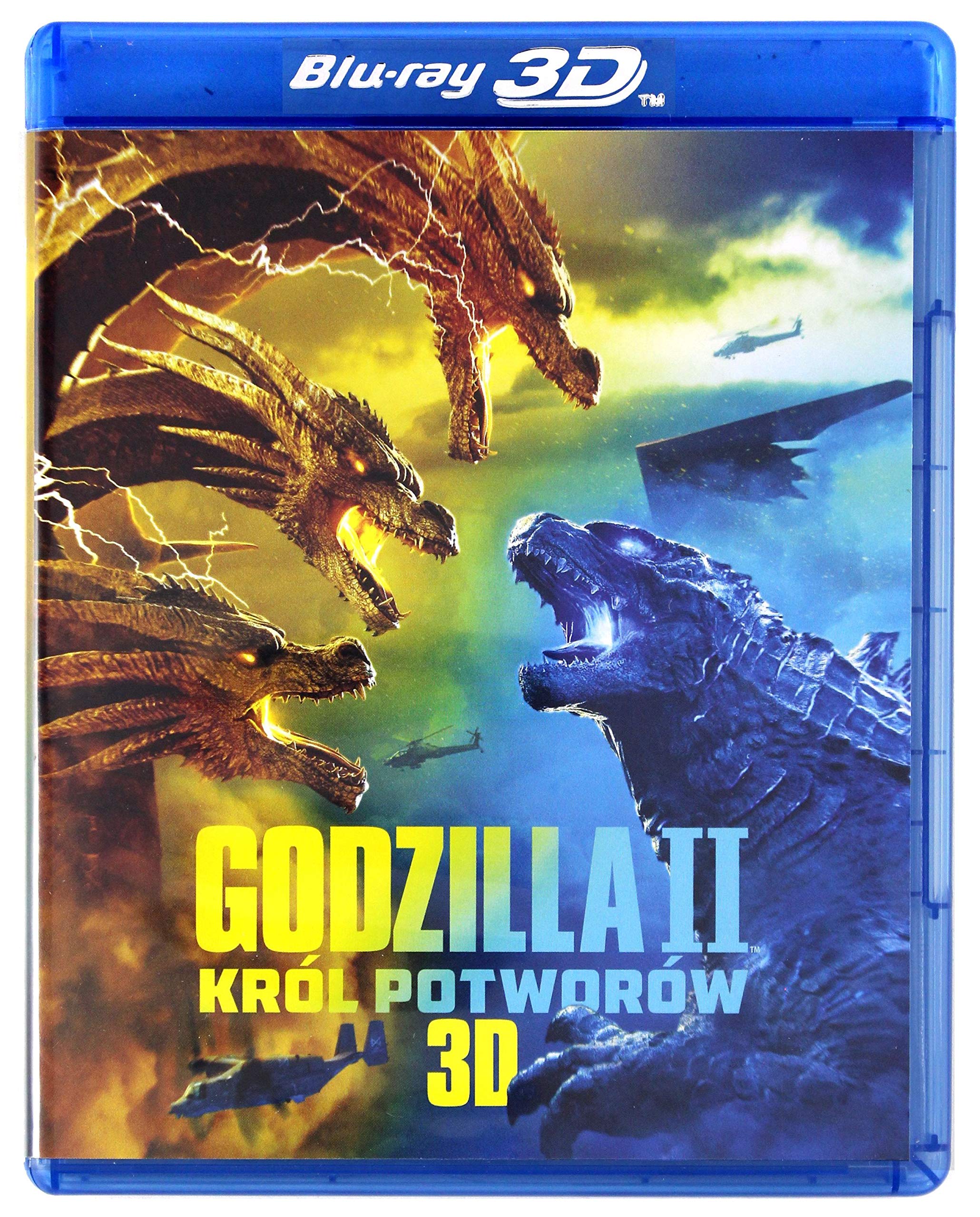Godzilla II Rey de los monstruos en Blu-Ray 3D para tus noches de cine en casa en español