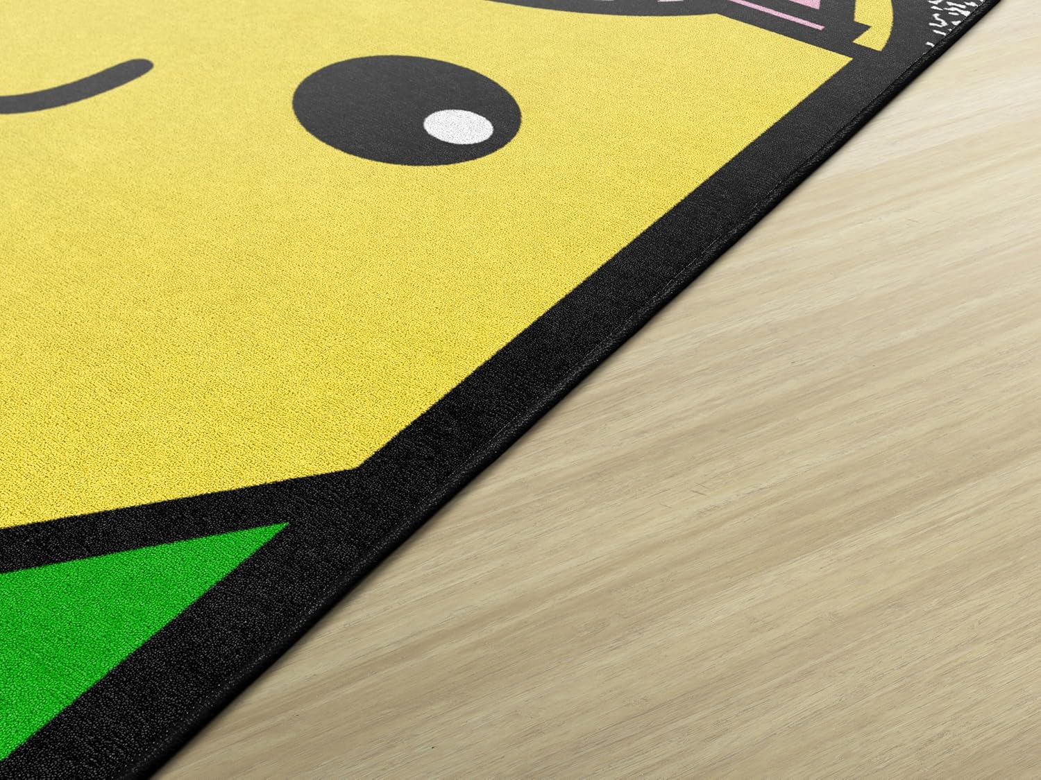 Flagship Carpets School Days Color Your World with Kindness Educational Area Rug for Kids Room, Children's Classroom Rug for Teaching and Playroom, 5' X 7'6" 5' x 7'6" (Rectangular)