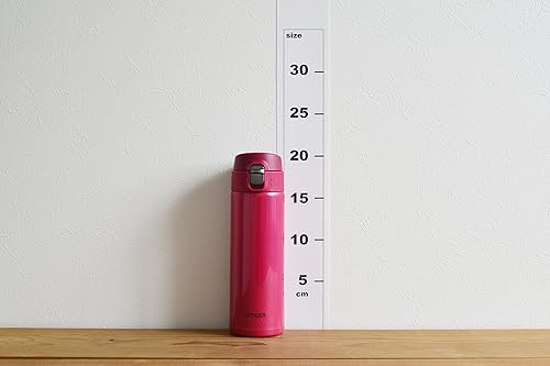 Miniatura 3 de Tiger Botella de agua, 16.9 fl oz (16.2 fl oz), bebida directa, acero inoxidable, mini botella, taza del Sahara, ligera, gravedad de ensueño, rosa