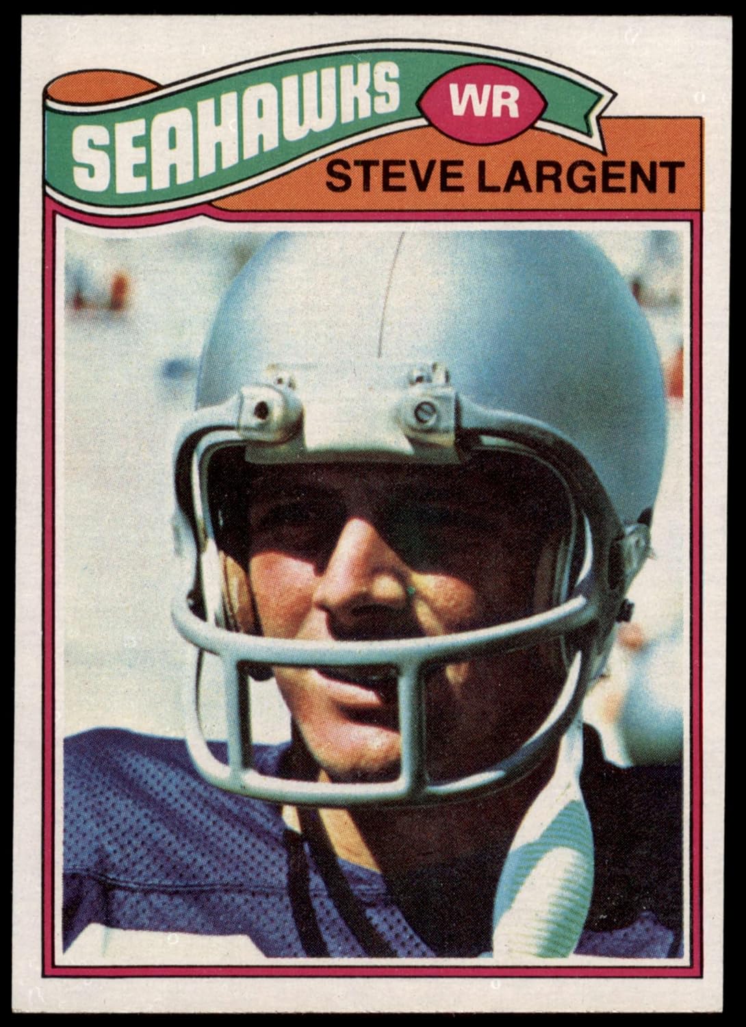 1977 Topps #177 Steve Largent Seattle Seahawks (Football Card) EX Seahawks Tulsa