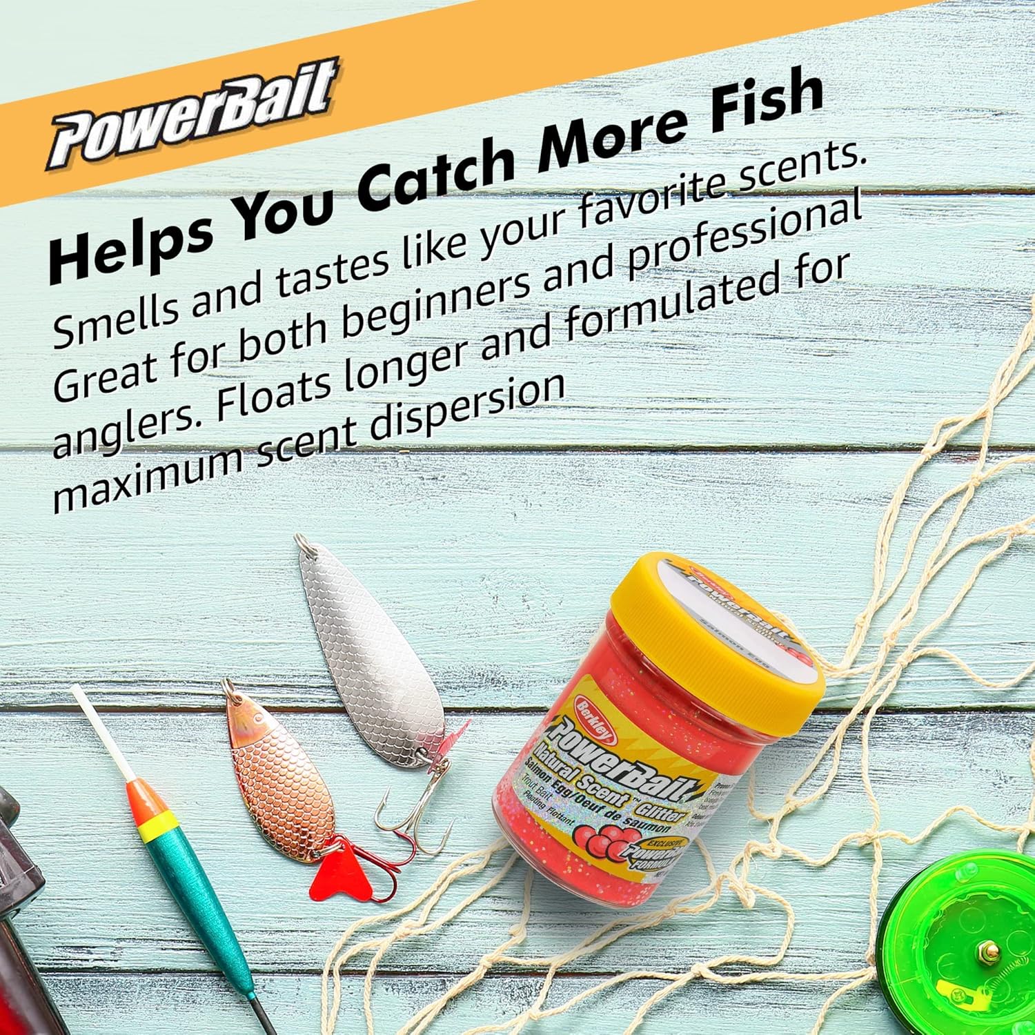 Lurwind Berkley PowerBait Combo Glitter Trout Dough Bait Bundle - 6-Pack with Rigging Guide - Versatile Floating Trout Nibble for Freshwater & Saltwater - Premium Trout Fishing Baits & Attractant