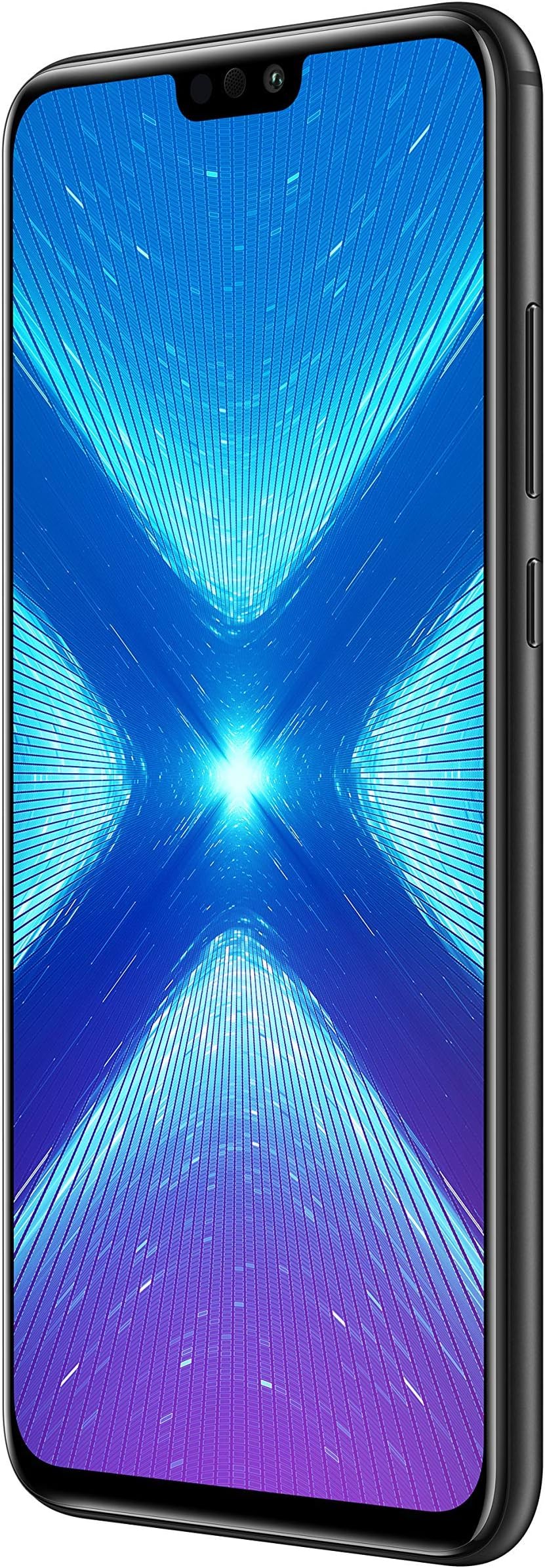 Honor 8X 64GB Single-SIM Android (GSM Only, No CDMA) Factory Unlocked 4G/LTE Smartphone - International Version (Black)