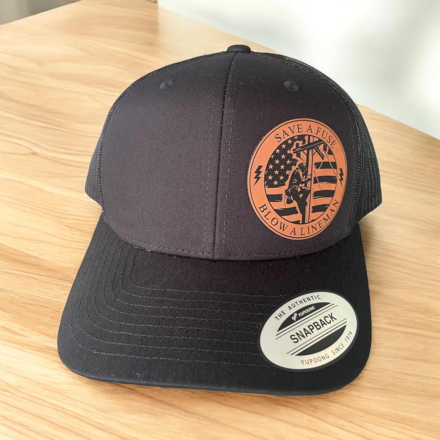 BUBBLEHEAD INK Lineman Gifts for Men, Lineman Hats for Men, Lineman Apparel, Power Lineman Gifts for Dad, Birthday