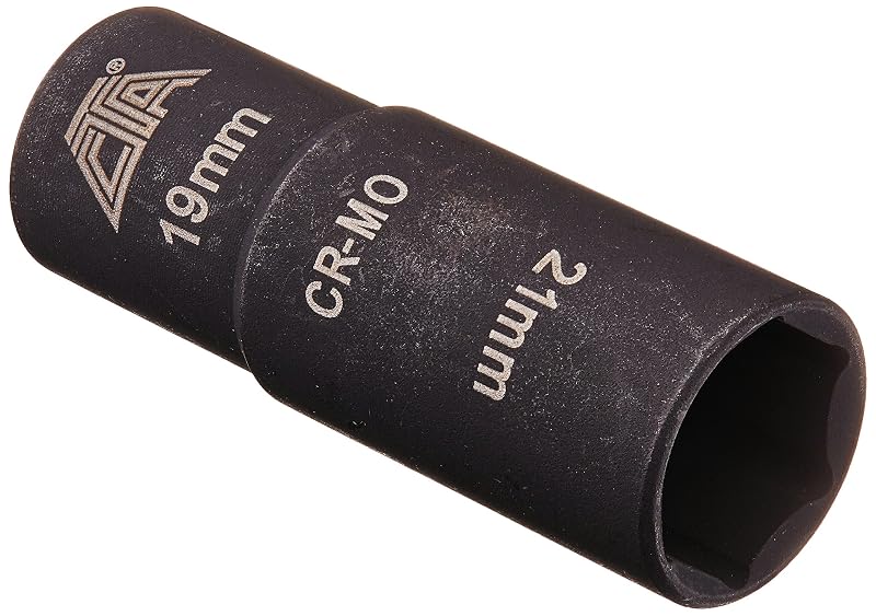 Soquete de impacto reversível de parede extra fina CTA Tools A168 19 x 21 mm, encaixe 1/2 pol.