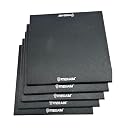 Fitness Aim Rubber Tiles Ideal for Free Weight Areas, Heavy Lifting Zones & Cross Training Boxes/Gyms, Heavy Duty 25mm Thick Rubber Exercise Gym Floor & Equipment Mats (Black, Pack of 4) gallery image