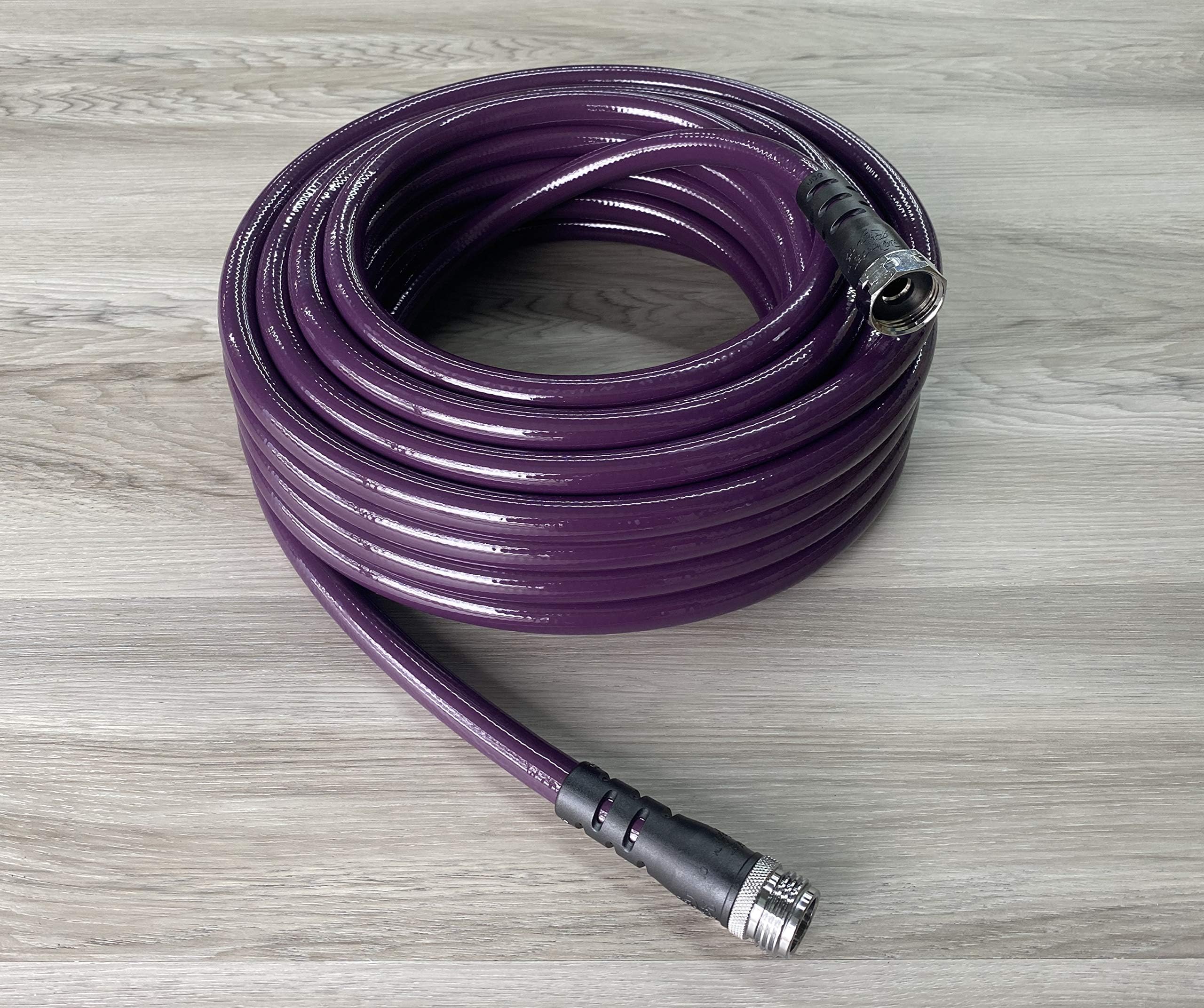 Water Right500 Series Polyurethane Garden Hose, Drinking Water Safe, 75 Ft x 1/2-Inch, Eggplant