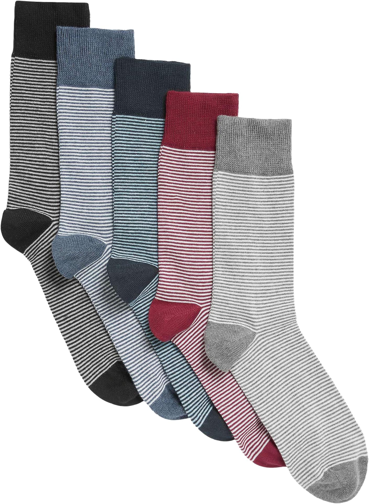 Mens 5 pack Cotton Ankle Socks