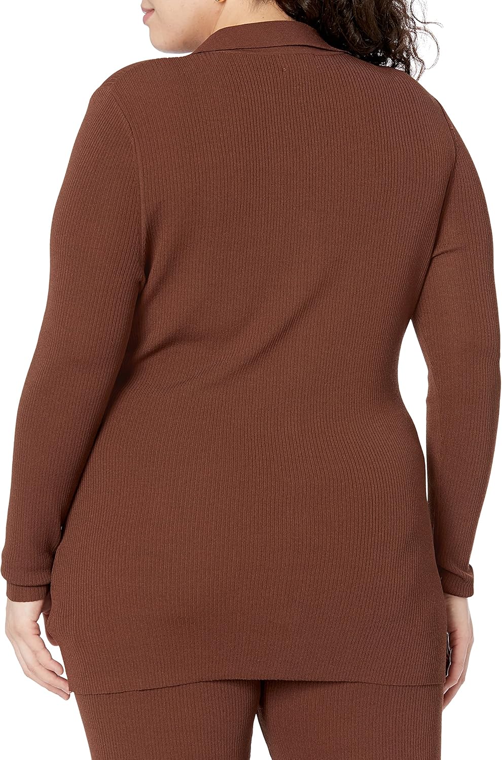 The Drop Women's Constance Rib Button-Down Sweater - Image 5