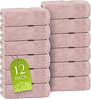 Vista 13 de Toallas de mano de algodón White Classic Wealuxe - Suaves y ligeras - 16x27 pulgadas - 12 unidades - Multi